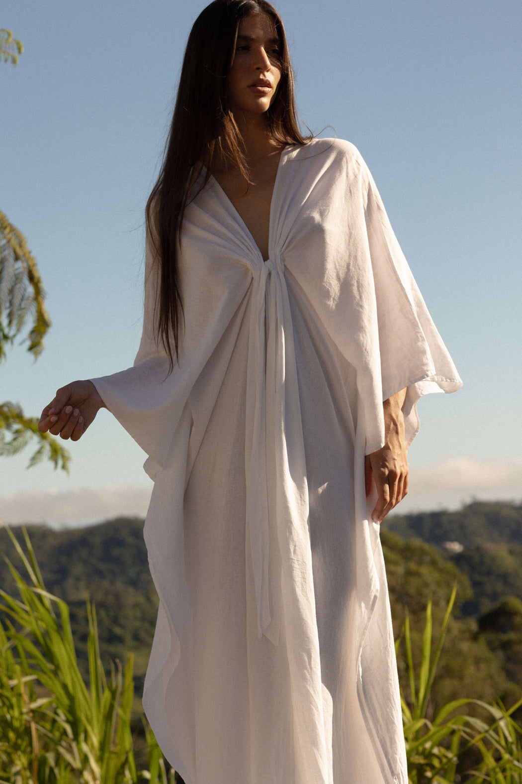 Costa Kaftan White